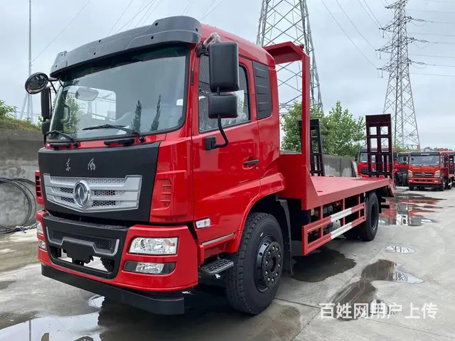 拉6-35吨挖掘机平板拖车东风单桥后八轮板车可选 - 图片 2