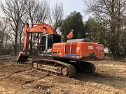 出售纯土方使用日本原装进口日立350-3二手挖掘机