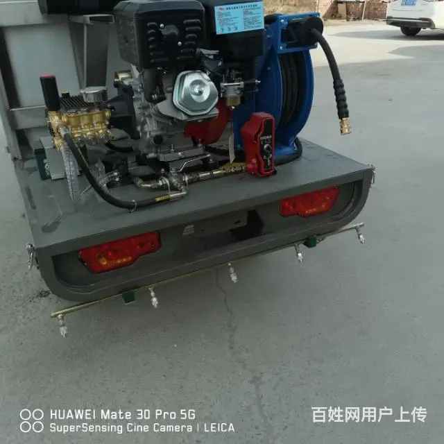小型电动三轮高压清洗车物业学校水枪冲洗车 - 图片 6