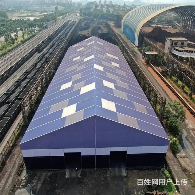 仓储煤棚铝合金材质耐腐蚀节能环保可移动租赁销售一站 - 图片 1