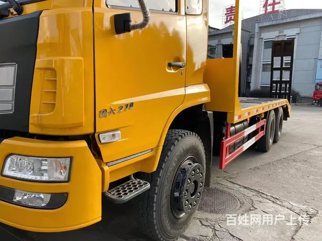 拉6-35吨挖掘机平板拖车东风单桥后八轮板车可选 - 图片 11