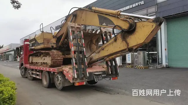 拖20吨挖机不超长超重平板车东风华神前四后六拖板车 - 图片 3
