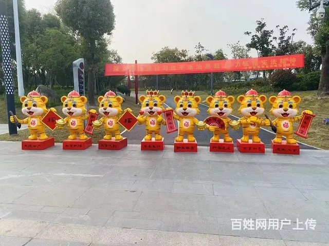 绍兴美陈虎摆件厂家出租出售 - 图片 5