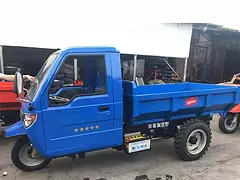 农用柴油三轮车自卸翻斗运输车后工地专用三马子蹦蹦车