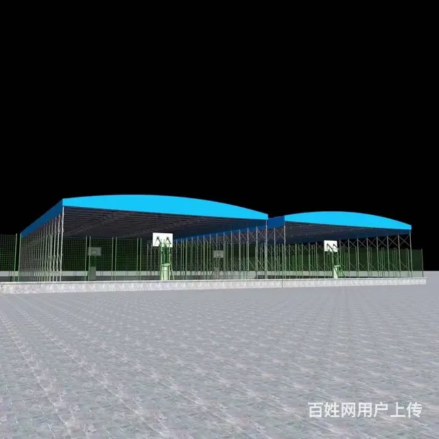 移动式推拉雨棚遮雨活动伞可移动棚伸缩防违建帐篷户外 - 图片 5