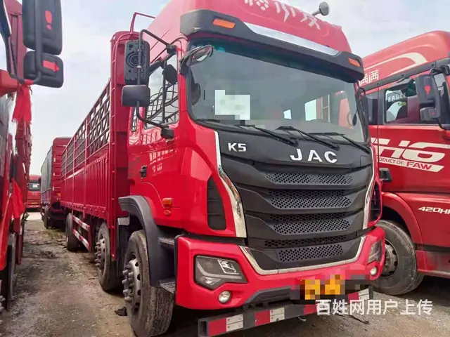 国五前四后四高栏车245马力9米6货厢江淮 - 图片 1