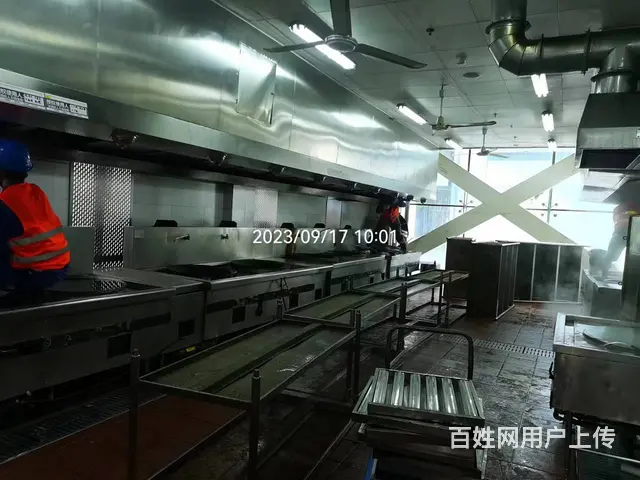 昆山千灯餐饮公司食堂大型排烟系统清洗公司 - 图片 7