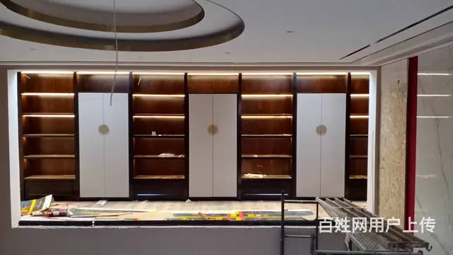 淄博烤漆展示柜工厂、定制商业展示架货架柜台展厅展台 - 图片 8