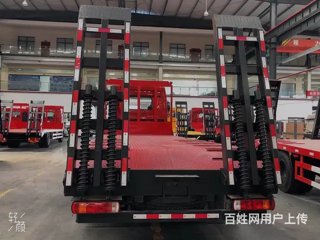 解放J6前四后八平板车 运输大型挖机摊铺机拖板车 - 图片 11