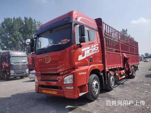 出售二手一汽解放JH6 9.6米高栏前四后四 国6的图片