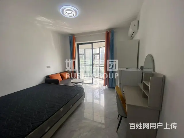 中骏世界城万达旁 单身公寓 带阳台酒店式装修 拎包入住 - 图片 1