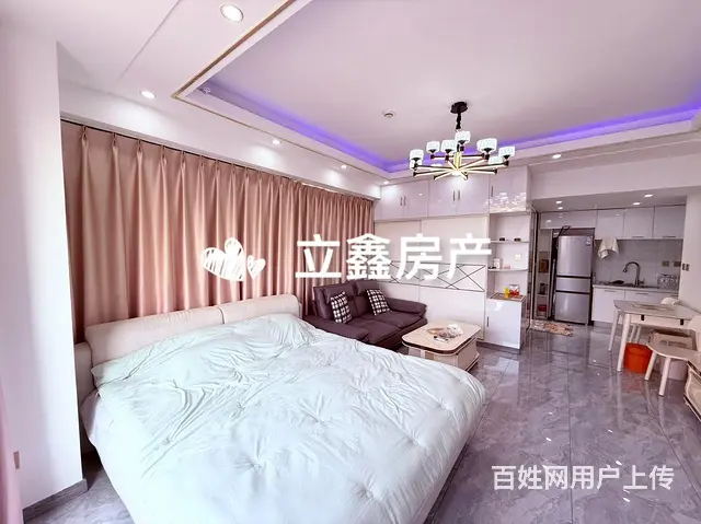 万达公寓，河景房，60平，东北向低层，配套设施齐全，拎包入住 - 图片 3