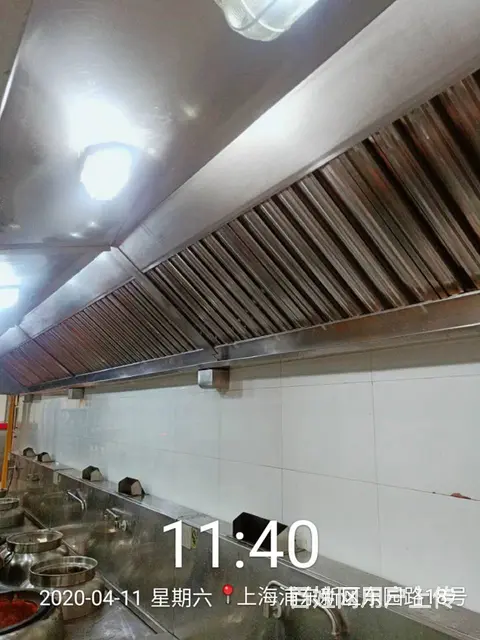 昆山陆家餐饮公司食堂油烟机管道清洗 资质齐全 - 图片 4