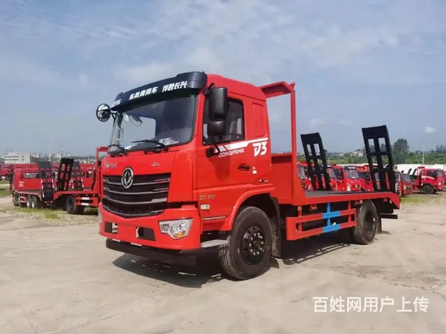 东风D3单桥平板车 挖机板车 分期付款多少钱 - 图片 2