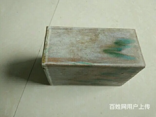 清代绿斑轴青瓷脉枕 - 图片 3