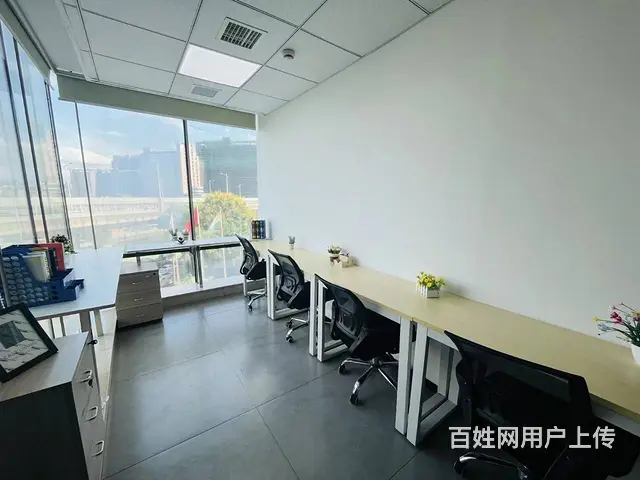 芙蓉广场共享办公，10人靠窗户型！免水电物业网络费用 - 图片 8