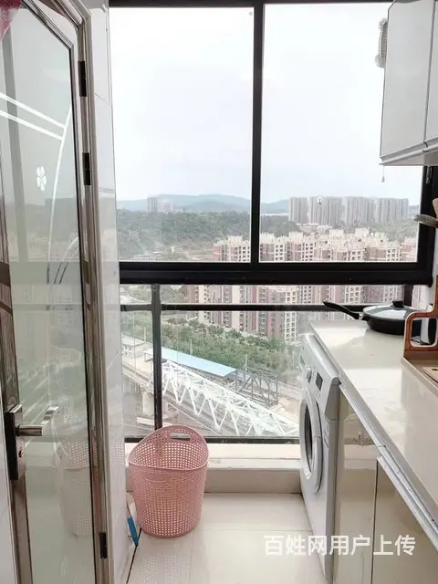 近市区东河金港湾电梯单身公寓全新装修家私家电全齐拎包入住 - 图片 3