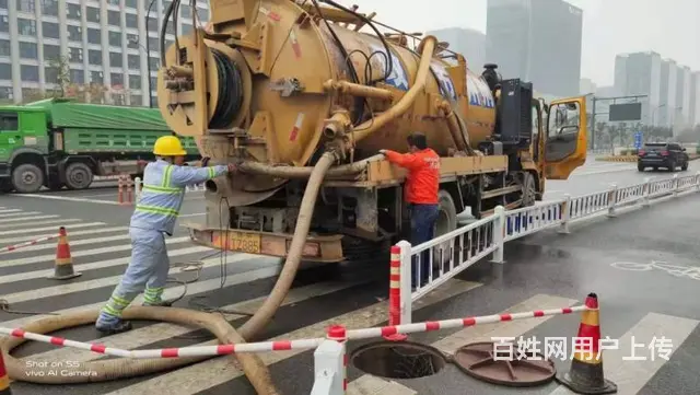 皇姑区疏通下水道高压清洗雨污管道抽粪抽污水下水井 - 图片 6