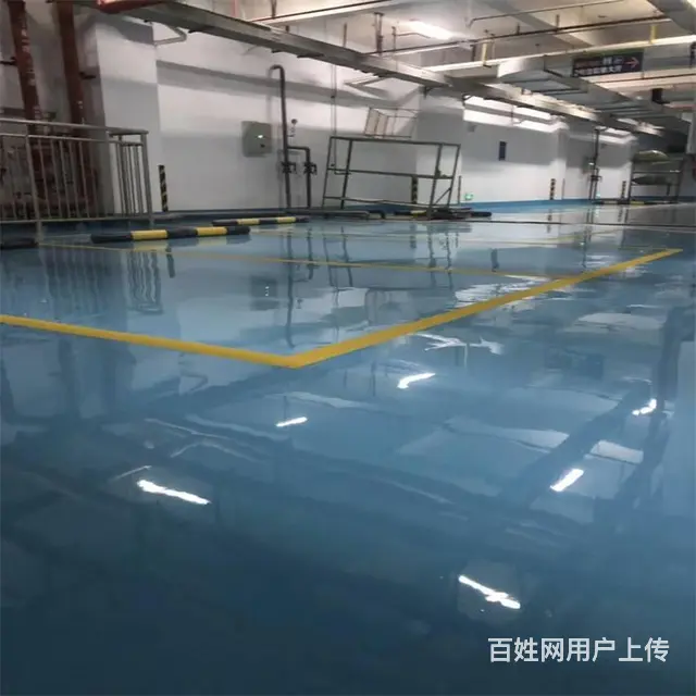 泰安莱芜工厂地面划线漆 车间地坪施工 - 图片 2