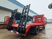 三环昊龙小三轴挖掘机拖板车 钩机平板拖车 可分期