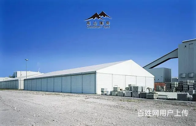 可移动临时仓库 封闭仓储篷房 生产车间大棚销售 - 图片 2