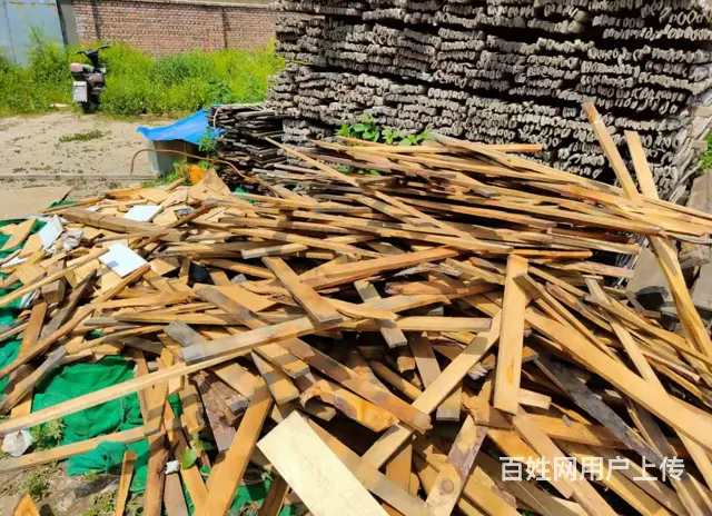 抚顺木制品回收电话木托盘木制品道木圆木 - 图片 1