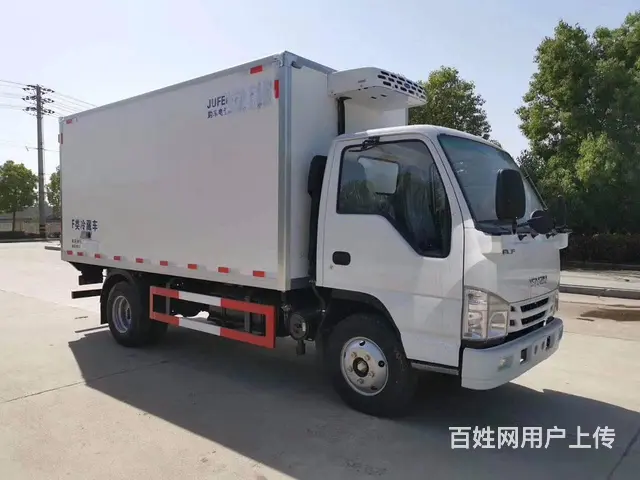 鹤岗国六4.2米五十铃冷藏车 拉冻品雪糕冷链车 - 图片 1
