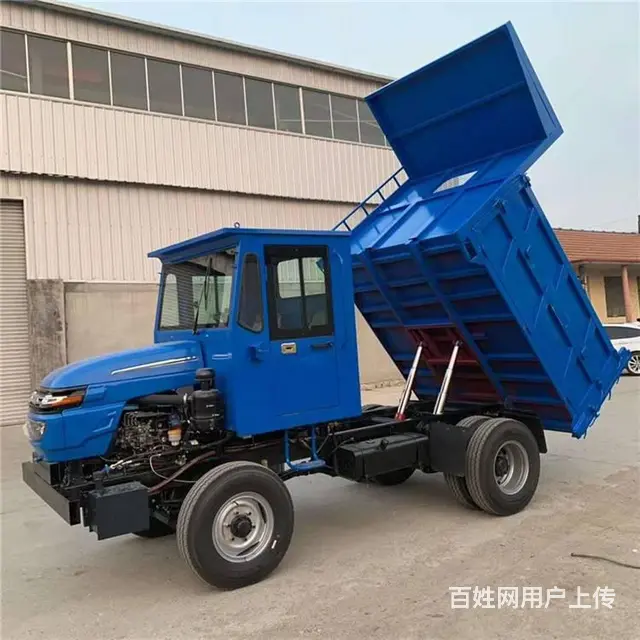 农用工程运输四不像四驱双鼎自卸拖拉机爬山虎柴油车百 - 图片 1