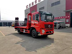 厂家大量挖机平板拖车出售 挖掘勾机专用车 可按揭
