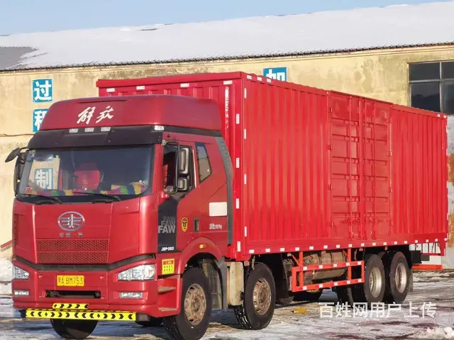 一汽解放J6P厢式货车，9.6米前四后八 - 图片 6