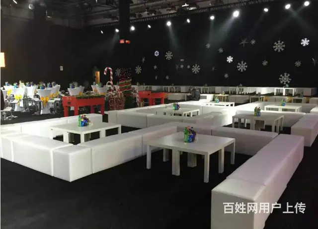 广州办公沙发租赁，简约沙发租赁，出租高背沙发 - 图片 3