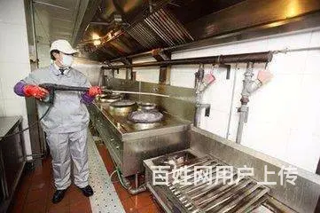 昆山市巴城商场油烟管道清洗 学校单位食堂油烟机清洗 - 图片 1
