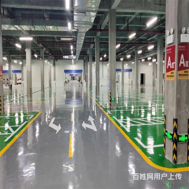 百色环氧地坪漆施工公司包工包料厂房车库用 - 图片 4