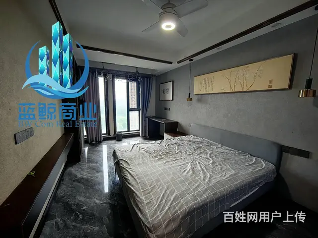 高铁时代广场130平高层南向看金龙湖全景的办公室 - 图片 7