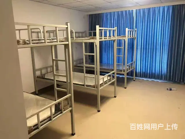 上下床儿童床人上下铺双层床上下层实木床高低床书架 - 图片 2