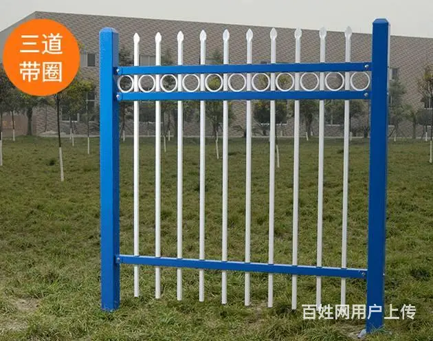 江门庭院双刺护栏围栏防盗护栏坚固耐用铁栅栏 - 图片 3