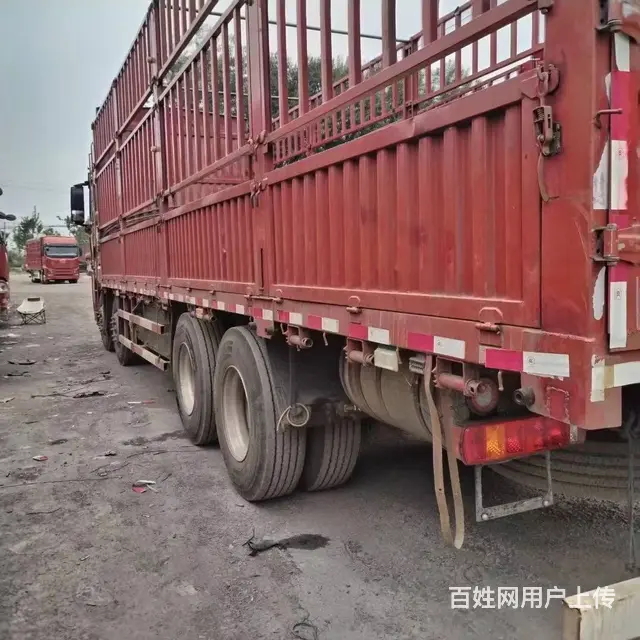 新款二手解放JH6前四后八9.6米高栏载货车 - 图片 3