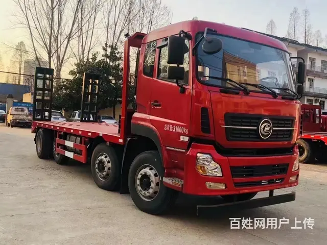 前四后六四轴330马力挖机平板拖车 21吨不超载 - 图片 2