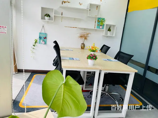 银华大厦物业直租办公室，可做直播间的靠窗4-6人间 - 图片 1