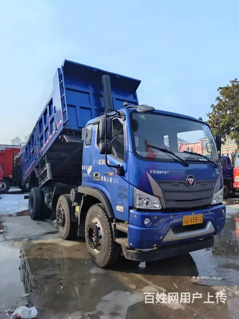低价转让国六福田瑞沃4.8米自卸车 可以提档过户 - 图片 1