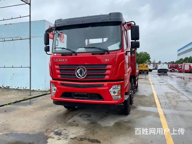 黄南哪里买25吨挖机解放前四后四平板车小三轴拖车 - 图片 12