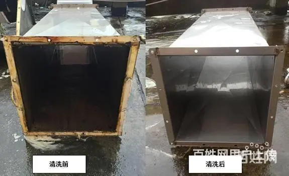 昆山市经济开发区食堂餐厅油烟机清洗 油烟罩清洗 - 图片 2