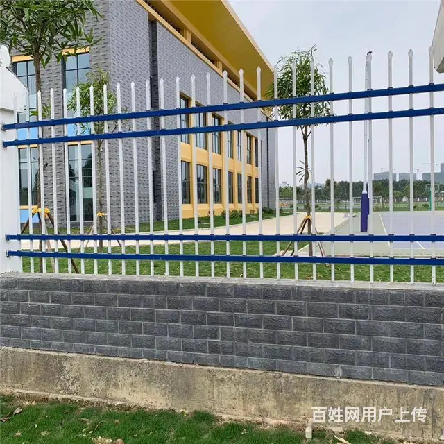 工厂围墙防护栏杆 学校铁栏杆 - 图片 5