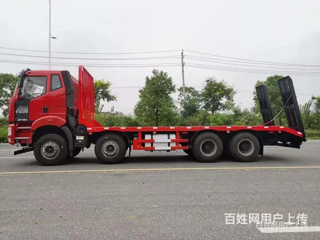 东风柳汽 6-15吨挖机平板运输车 价格低有现车 - 图片 3