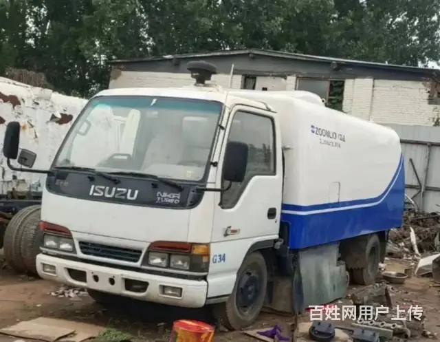 吸尘车二手东风高压洗扫车多功能扫地车工地专用扫路车 - 图片 8
