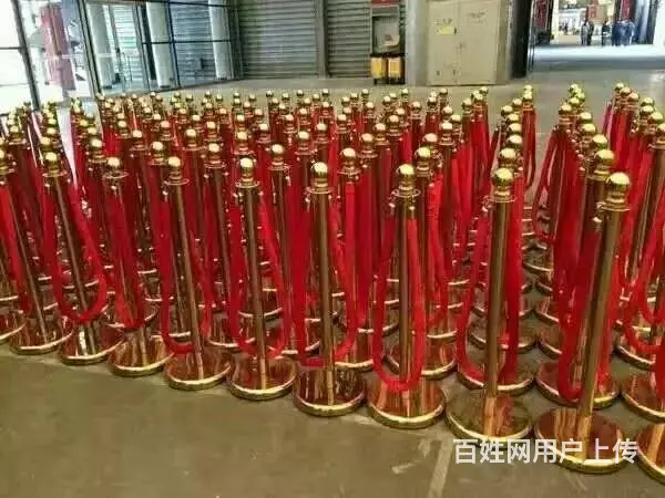 广州黑绒绳一米线租赁，警戒一米线租赁，铁马租赁 - 图片 4