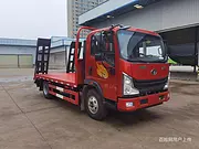 蓝牌6吨8吨挖机平板拖车 蓝牌挖机拖板车 新车售后无忧