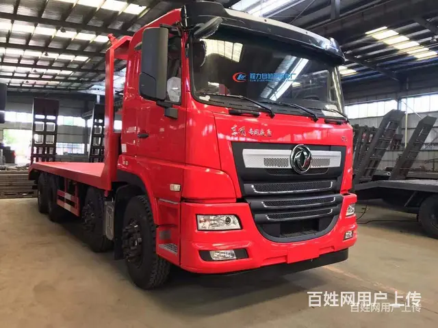 东风D7前四后八20到45吨挖机平板车厂家联系方式 - 图片 8