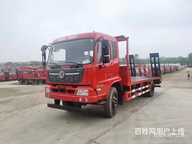 东风单桥15吨挖机拖板运输车 6.8米板长 - 图片 6