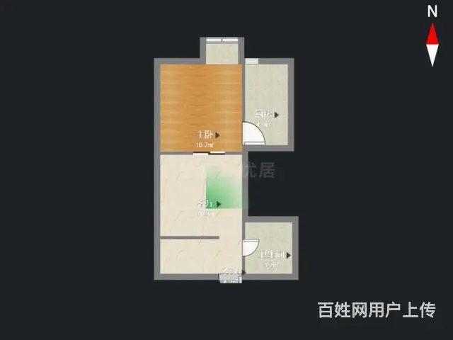 新出局小实验电梯房京城豪苑旁金鼎公寓户型正中间楼层 - 图片 7